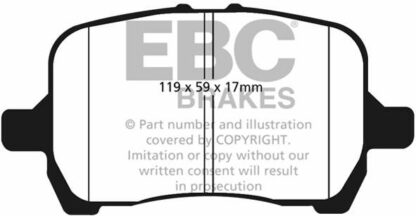 EBC Ultimax DP1763 -jarrupalasarja EBC-jarrupalat