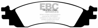 EBC Ultimax DP1767 -jarrupalasarja EBC-jarrupalat