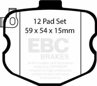 EBC Redstuff DP31771/3C -jarrupalasarja EBC-jarrupalat