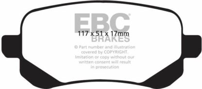 EBC Ultimax DP1840 -jarrupalasarja EBC-jarrupalat