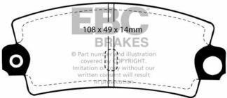 EBC Ultimax DP189 -jarrupalasarja EBC-jarrupalat