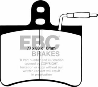 EBC Ultimax DP190 -jarrupalasarja EBC-jarrupalat