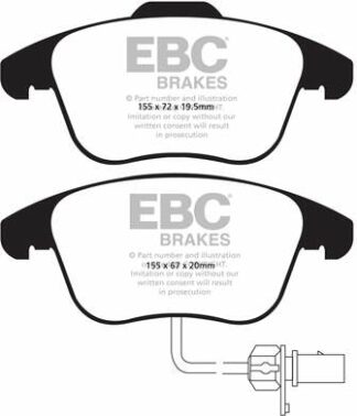 EBC Ultimax DP1998 -jarrupalasarja EBC-jarrupalat