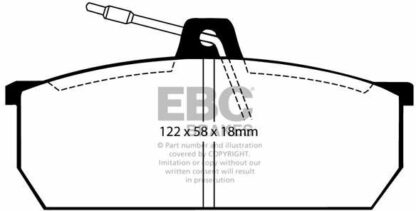 EBC Ultimax DP297 -jarrupalasarja EBC-jarrupalat