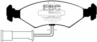 EBC Ultimax DP389 -jarrupalasarja EBC-jarrupalat