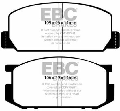 EBC Ultimax DP402 -jarrupalasarja EBC-jarrupalat