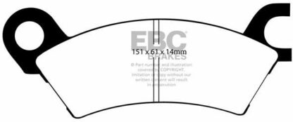 EBC Ultimax DP441 -jarrupalasarja EBC-jarrupalat