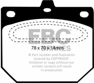 EBC Ultimax DP562 -jarrupalasarja EBC-jarrupalat