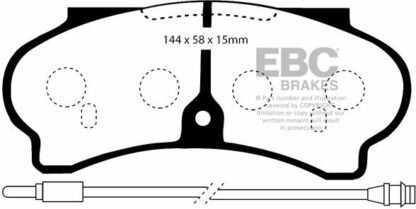 EBC Ultimax DP652 -jarrupalasarja EBC-jarrupalat