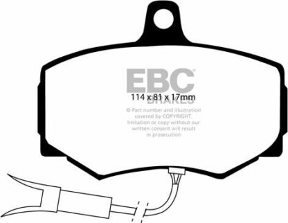 EBC Ultimax DP756/2 -jarrupalasarja EBC-jarrupalat