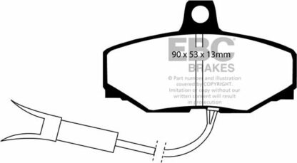 EBC Ultimax DP757/2 -jarrupalasarja EBC-jarrupalat