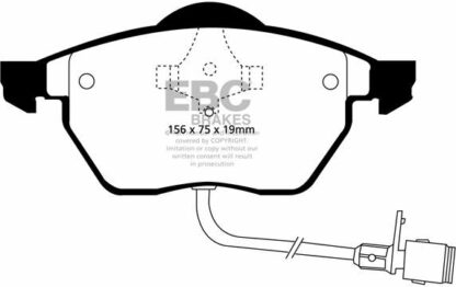 EBC Redstuff DP3836C -jarrupalasarja EBC-jarrupalat