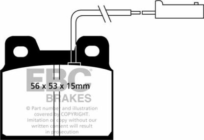 EBC Ultimax DP916 -jarrupalasarja EBC-jarrupalat