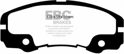 EBC Ultimax DP973/2 -jarrupalasarja EBC-jarrupalat