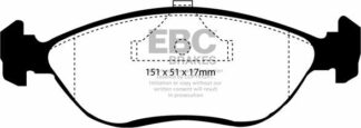 EBC Ultimax DP989 -jarrupalasarja EBC-jarrupalat