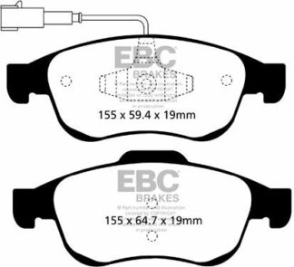 EBC Ultimax DPX2078 -jarrupalasarja EBC-jarrupalat