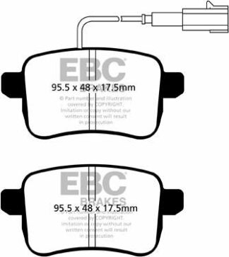 EBC Ultimax DPX2079 -jarrupalasarja EBC-jarrupalat