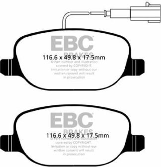 EBC Redstuff DP32080C -jarrupalasarja EBC-jarrupalat