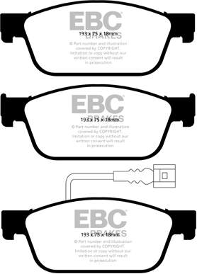 EBC Ultimax DPX2096 -jarrupalasarja EBC-jarrupalat