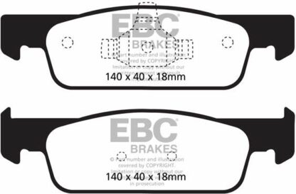 EBC Ultimax DPX2146 -jarrupalasarja EBC-jarrupalat