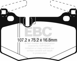 EBC Yellowstuff DP42261R -jarrupalasarja EBC-jarrupalat