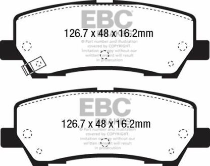 EBC Redstuff DP33043C -jarrupalasarja EBC-jarrupalat