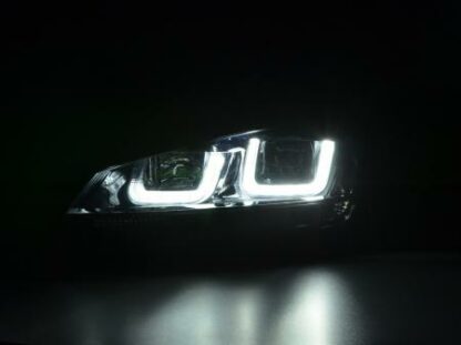 DRL-ajovalot VW Golf 7 vm. ab 2012 GTI-Look musta/kromi Ajovalot 3