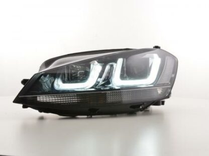 DRL-ajovalot VW Golf 7 alkaen 2012 musta/musta Ajovalot