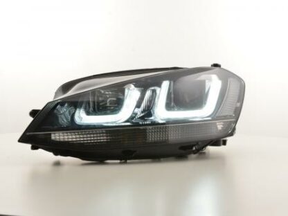 DRL-ajovalot VW Golf 7 alkaen 2012 musta/musta Ajovalot 2