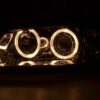 Angel eyes -ajovalot Audi A3 type 8P/8PA 03-05 kromi - Image 3