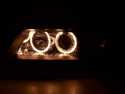 Angel eyes -ajovalot Audi A6 type 4B vm. 97-98 musta Ajovalot 3