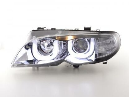 Angel eyes -ajovalot BMW serie 3 E46 saloon/Touring vm. 02-05 kromi Ajovalot 2