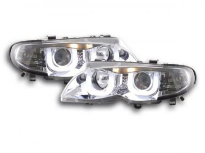 Angel eyes -ajovalot BMW serie 3 E46 saloon/Touring vm. 02-05 kromi Ajovalot