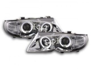 Angel eyes -ajovalot BMW serie 3 E46 saloon/Touring vm. 02-05 kromi Ajovalot