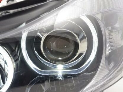 Angel eyes -ajovalot LED BMW serie 3 E90/E91 vm. 2005-2011 musta Ajovalot 4