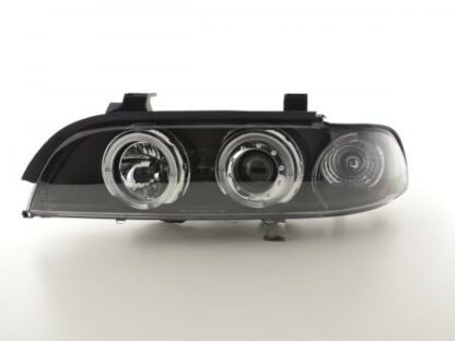 Angel eyes -ajovalot BMW serie 5 type E39 vm. 95-00 musta Ajovalot 4