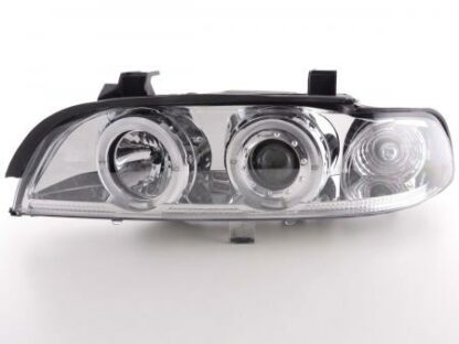 Angel eyes -ajovalot BMW serie 5 type E39 vm. 95-01 kromi Ajovalot 4