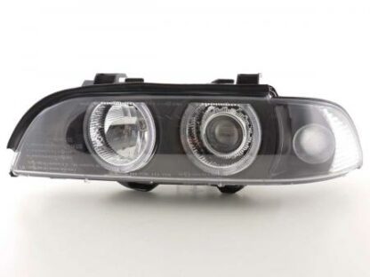 Angel eyes -ajovalot BMW serie 5 type E39 vm. 95-00 musta Ajovalot 4