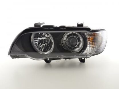 Angel eyes -ajovalot LED Xenon BMW X5 E53 vm. 00-03 musta Ajovalot 3