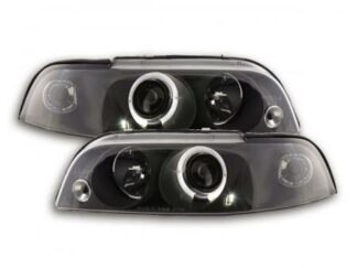 Angel eyes -ajovalot Fiat Punto 1 type 176 vm. 93-98 musta Ajovalot