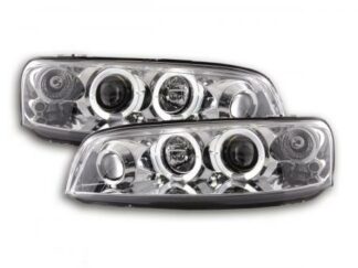 Angel eyes -ajovalot Fiat Punto 2 type 188 vm. 99-02 kromi Ajovalot