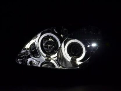 Angel eyes -ajovalot Mercedes SLK Typ R170 vm. 96-02 kromi Ajovalot 3