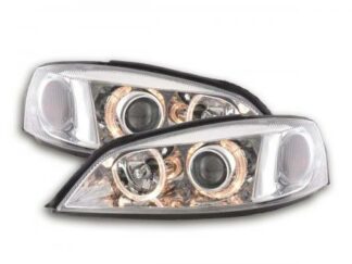 Angel eyes -ajovalot Opel Astra G vm. 98-03 kromi Ajovalot