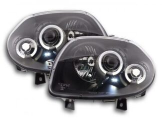 Angel eyes -ajovalot Renault Clio Typ B vm. 98-01 musta Ajovalot