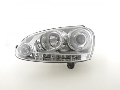 Angel eyes -ajovalot VW Golf 5 type 1K vm. 03-08 kromi Ajovalot 4