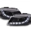 Dayline-ajovalot Audi A3 type 8P vm. 03-07 musta