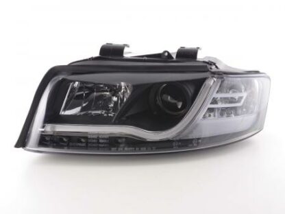 DRL-ajovalot Audi A4 type 8E vm. 01-04 musta Ajovalot 4