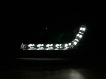 DRL-ajovalot Audi A6 4B vm. 01-03 musta Ajovalot 3