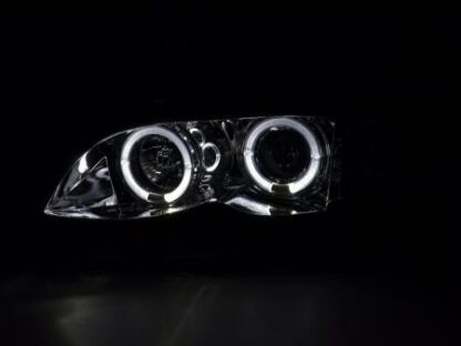 Angel eyes -ajovalot BMW serie 3 E46 saloon/Touring vm. 02-05 kromi Ajovalot 2