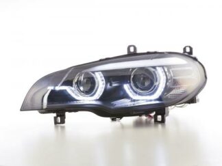 DRL / Xenon -ajovalot BMW X5 E70 vm. 06-10 musta Ajovalot